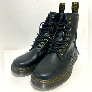 Dr. Martens Zavala black combat boots in women’s size 8 Doc Martens